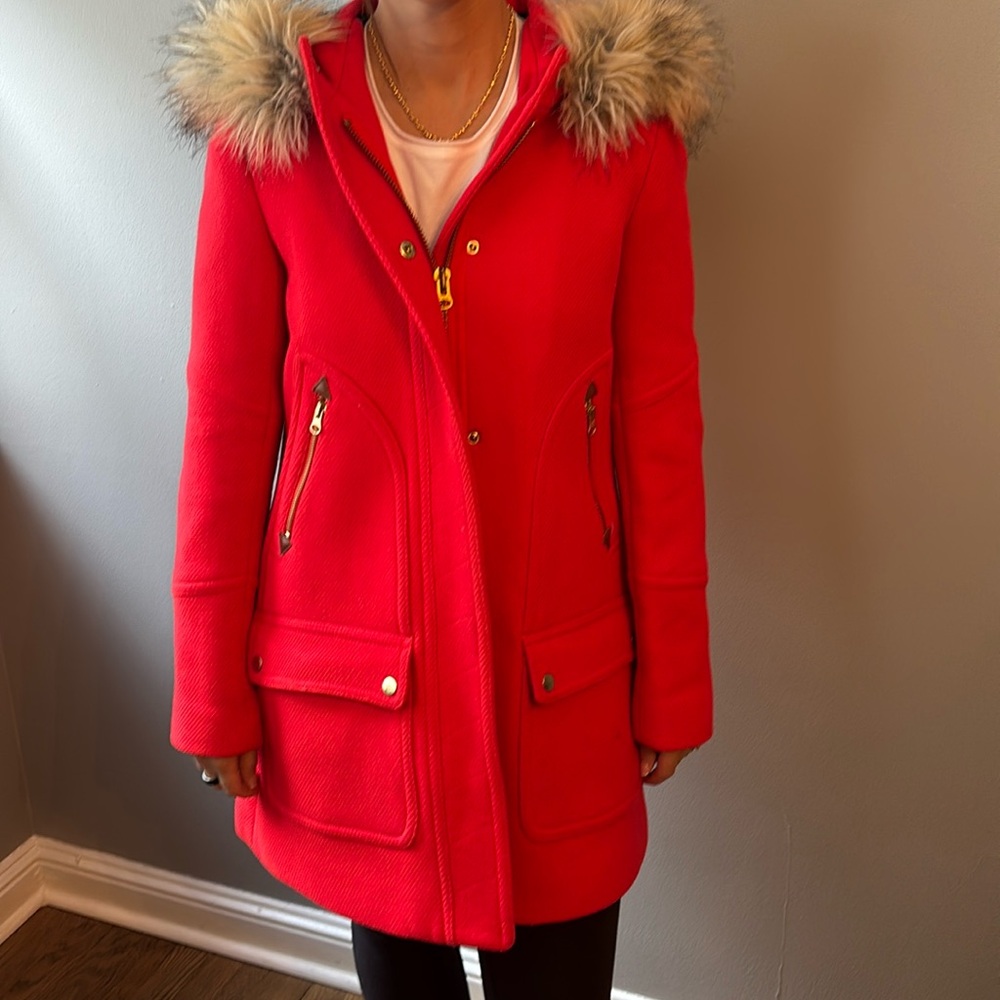 J.Crew petite château parka